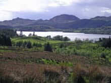 view from front of house