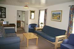 view to the sea from cottages