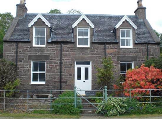 isolated holiday cottage