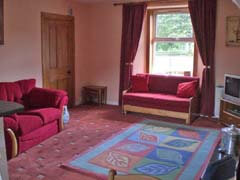 self-catering cottage with log fire