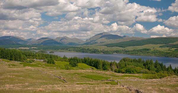 self-catering accommodation with view over Loch Awe