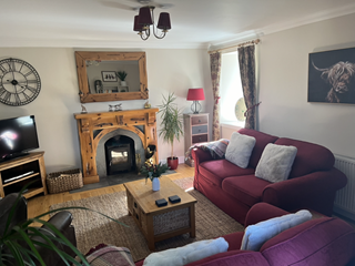 large Scottish country house sitting room